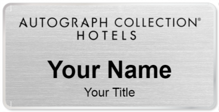 Custom name badges for Autograph Collection Hotels