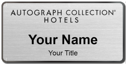 Custom name badges for Autograph Collection Hotels