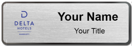 Custom name badges for Delta Hotels Resorts