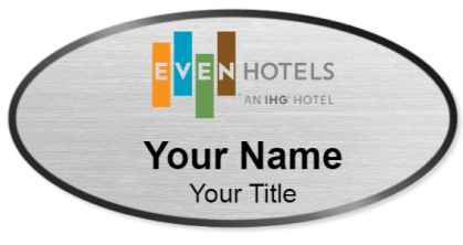 Custom name badges for EVEN Hotels