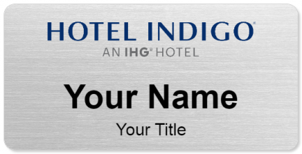 Custom name badges for Hotel Indigo