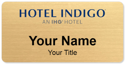 Custom name badges for Hotel Indigo