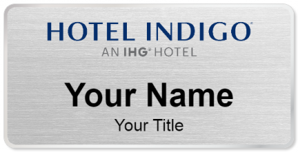Custom name badges for Hotel Indigo