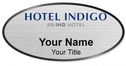 Custom name badges for Hotel Indigo