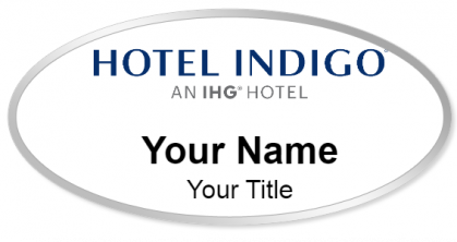 Custom name badges for Hotel Indigo