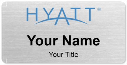 Custom name badges for Hyatt