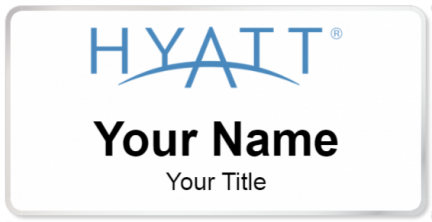 Custom name badges for Hyatt