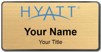 Custom name badges for Hyatt