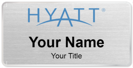 Custom name badges for Hyatt