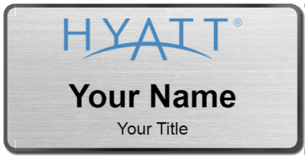 Custom name badges for Hyatt
