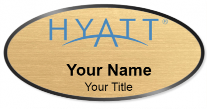 Custom name badges for Hyatt