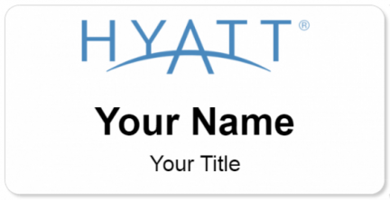 Custom name badges for Hyatt