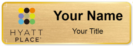Custom name badges for Hyatt Place