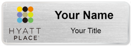Custom name badges for Hyatt Place
