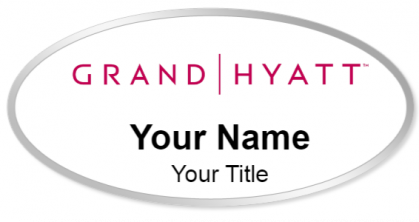 Custom name badges for Grand Hyatt