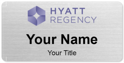 Custom name badges for Hyatt Regency
