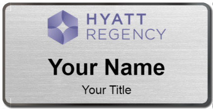 Custom name badges for Hyatt Regency