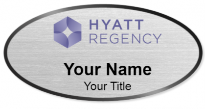 Custom name badges for Hyatt Regency