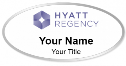 Custom name badges for Hyatt Regency