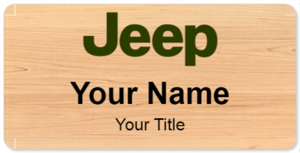 Custom name badges for Jeep