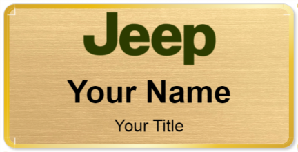 Custom name badges for Jeep