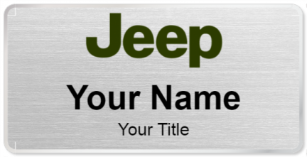 Custom name badges for Jeep