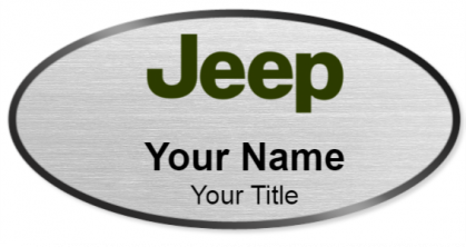 Custom name badges for Jeep