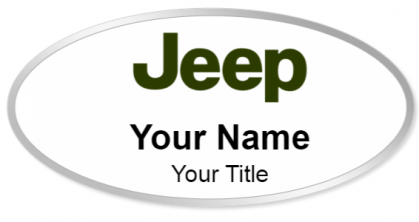 Custom name badges for Jeep