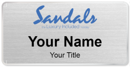 Custom name badges for Sandals Resorts