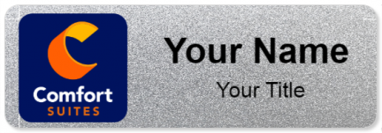 Custom name badges for Comfort Suites
