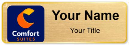 Custom name badges for Comfort Suites
