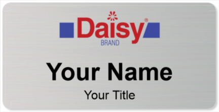 Custom name badges for Daisy Brand