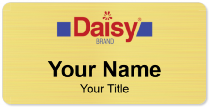 Custom name badges for Daisy Brand