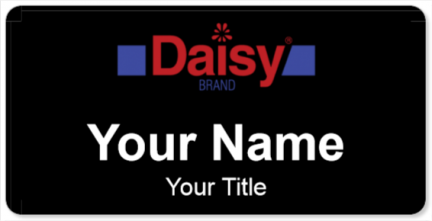 Custom name badges for Daisy Brand