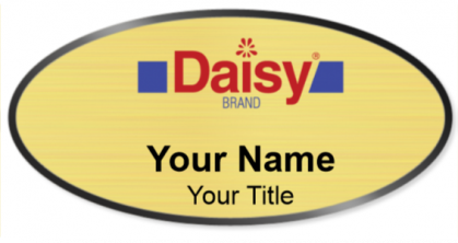 Custom name badges for Daisy Brand