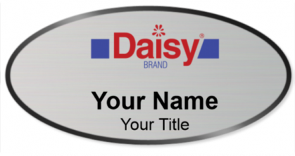 Custom name badges for Daisy Brand