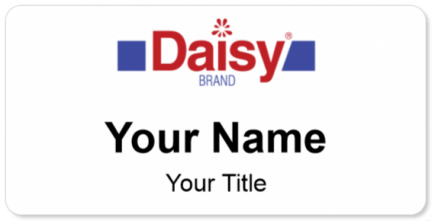 Custom name badges for Daisy Brand