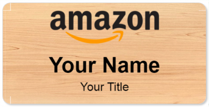 Custom name badges for Amazon