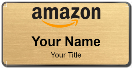 Custom name badges for Amazon