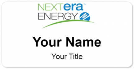 Custom name badges for NextEra Energy