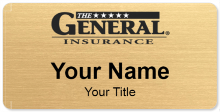 Custom name badges for The General Insurance