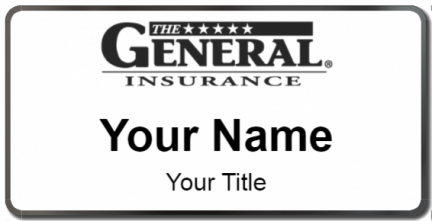 Custom name badges for The General Insurance
