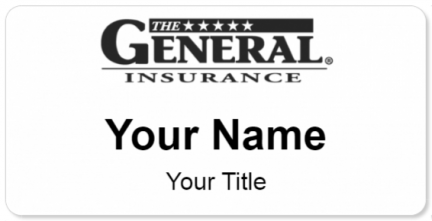 Custom name badges for The General Insurance