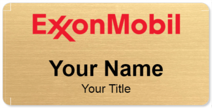 Custom name badges for ExxonMobil
