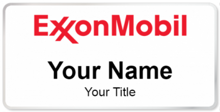 Custom name badges for ExxonMobil