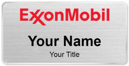 Custom name badges for ExxonMobil