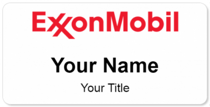 Custom name badges for ExxonMobil