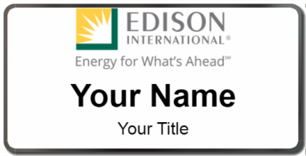 Custom name badges for Edison International