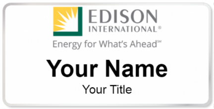 Custom name badges for Edison International