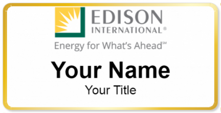 Custom name badges for Edison International